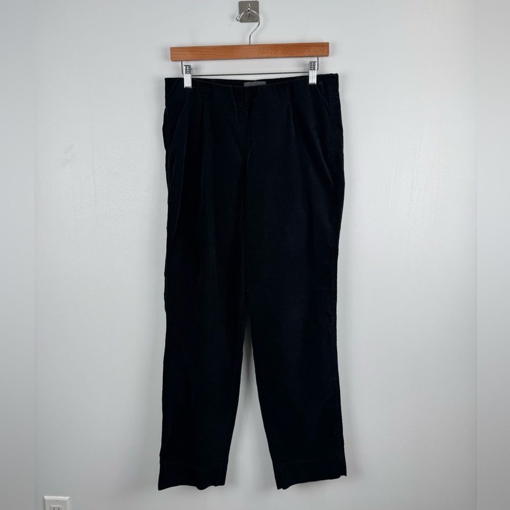 Oska Women‎ Black Corduroy Straight Pant Size 2